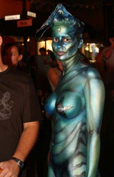 Body Painting 2007 photo - Duval Street, Key West